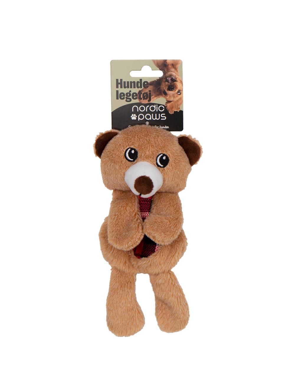 Meldgaard  Nordic Paws Knitre Plysbamse  20cm Hundelegetøj Hundelegetøj Polyester Alt Til Hunden