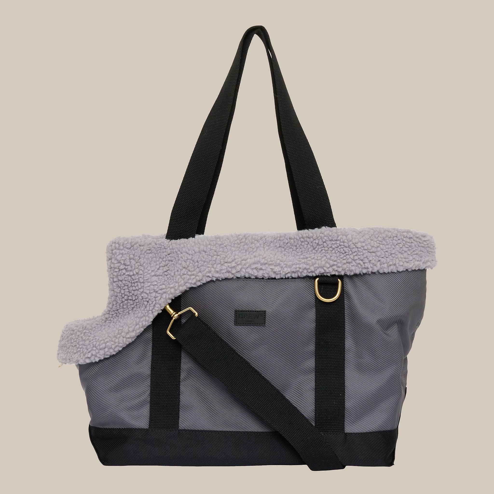 Otis   Sporty Hundetaske Med Blødt Inderfor   Teddy Fleece