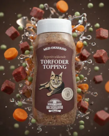 Tørfoder Topping Med Okse Til Kat
