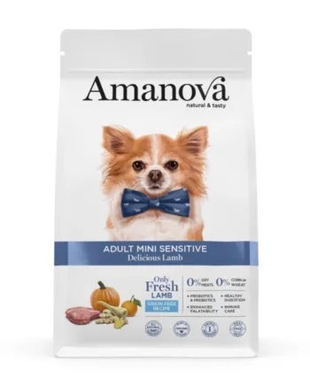 Amanova Lam Kornfrit Foder Til Voksne Små Hunde   Kg