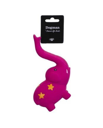 Dogman Hundelegetøj Latex Elefant 15cm