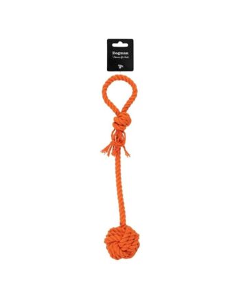 Dogman Legetøj Bold Reb Orange   35cm