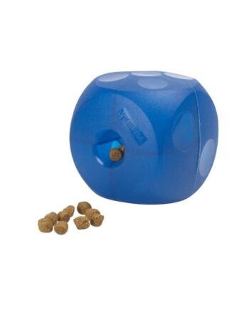 Kruuse Buster Soft Mini Cube Blue Soft Fabric Treat Toy  Mini