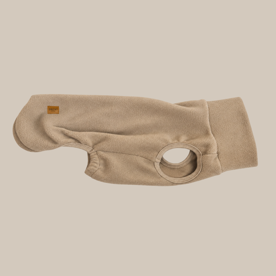 Kyoto Fleece Hundesweater Gravhund Beige
