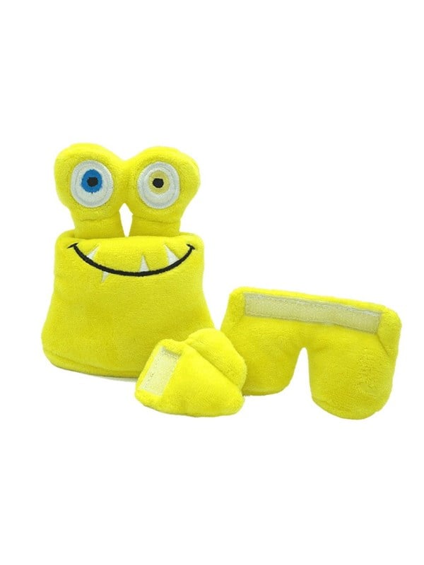Tearrible Aktivitets Bamse Tiny Gul- Piv 14 Cm