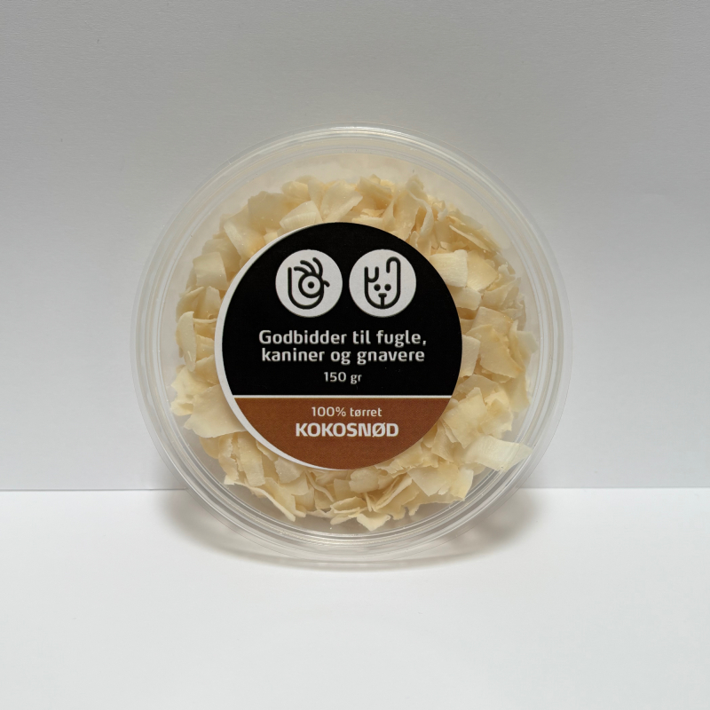 100 Tørret Kokosnød Snack Til Gnavere