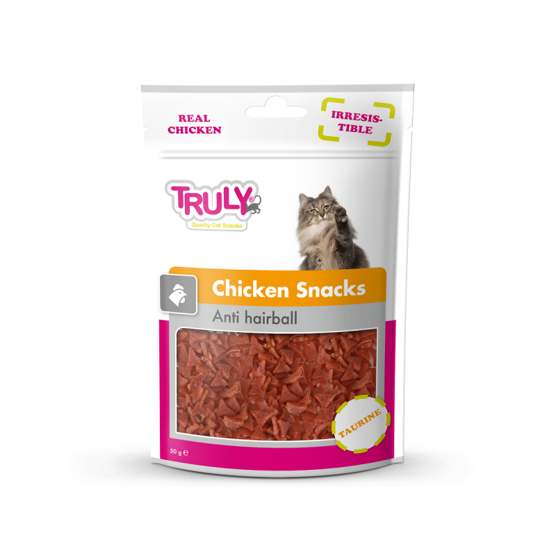 Truly Kattesnacks Med Kylling Anti-hårbolle 50